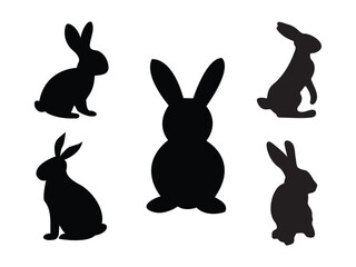Rabbit Silhouettes Pack