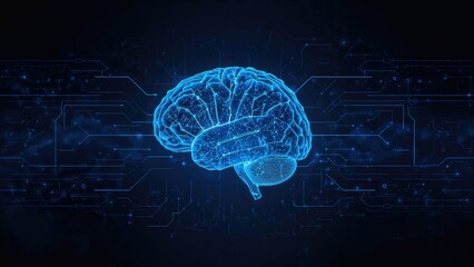 Fototapeta premium Concept of AI and neural networks with multiple overlays of abstract code holograms on a digital screen