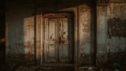 Morning Light on a Deserted Entrance