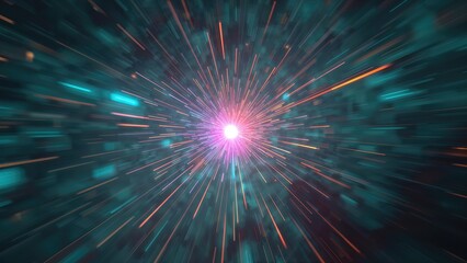 An explosive star flare