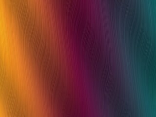 Abstract background with soft, flowing waves in a gradient of warm and cool colors, transitioning from golden amber to deep teal.