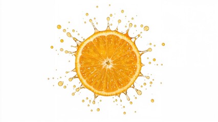 Bright orange flare set on a plain white surface