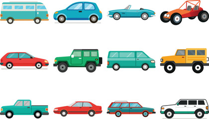 set of transport vehicles