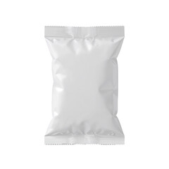 Blank white flexible packaging offers a clean, professional look with ample space for branding