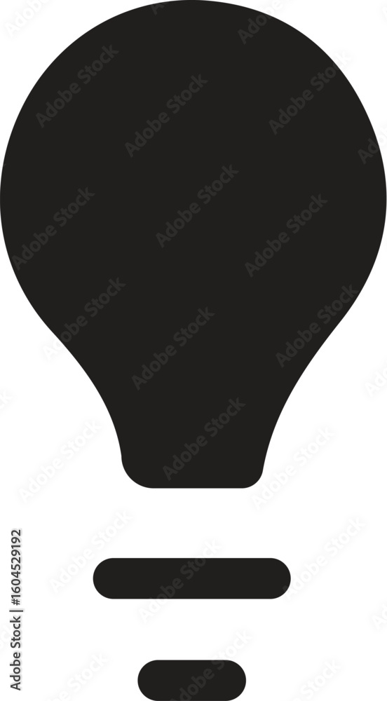 Fototapete lamp line icon set. idea lamp icon collection. flat style