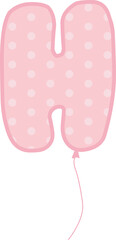 Ballon Letter H