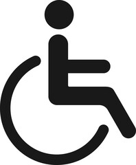disabled person sign