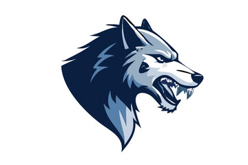 Fierce Wolves Esports Mascot Logo Set for T-shirts & Apparel