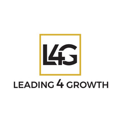 Fototapeta premium The **L4G letter logo** features a sleek and modern design, combining bold typography with a creative layout, making it perfect for brands seeking a strong and memorable identity. 