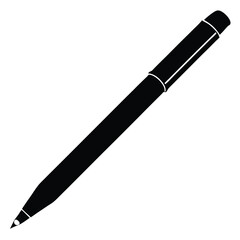 Tattoo artist element isolated stylus pen on white background