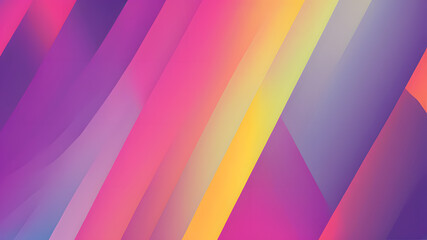 Fototapeta premium Abstract background with diagonal gradient stripes in shades of pink purple and yellow color palette