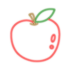 apple icon neon 