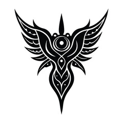 Tattoo artist element isolated tattoo design sketch on white background