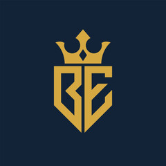 be letters vector abstract modern logo © Radovani