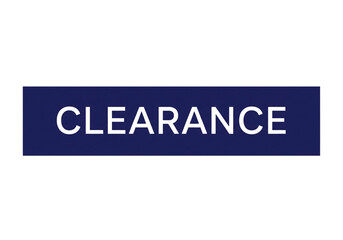 Modern Clearance Sale Tag Vector Banner