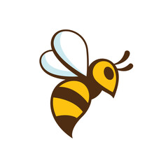 bee vector abstract modern logo