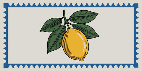 Hand Drawn Illustration with CMYK Colors and Helvetica and Courier Fonts