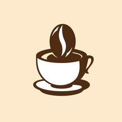 coffee vector abstract modern logo