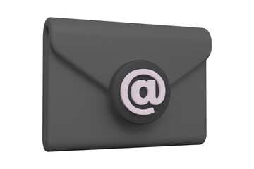Stay Connected with a Sleek 3D Email Envelope Icon for Modern Communication, Digital Marketing and Newsletter Campaigns, Perfect for Websites and Apps, Drive Engagement and Stay in Touch