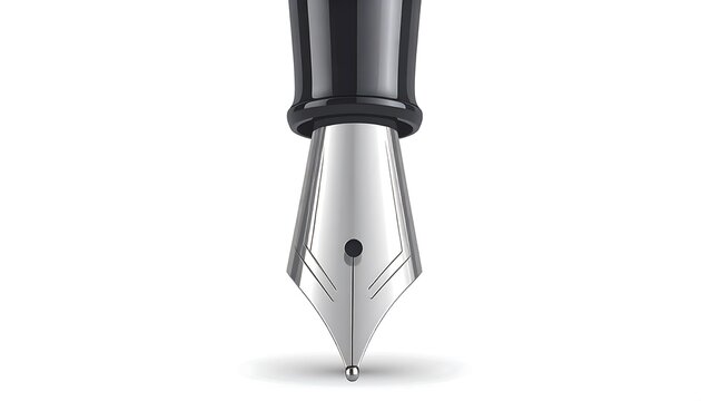 Close-up of a fountain pen nib - Powered by Adobe