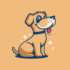 dog cat vector abstract modern logo