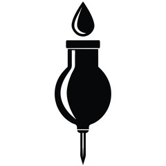 Tattoo artist element isolated transfer gel on white background