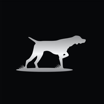 dog vector abstract modern logo