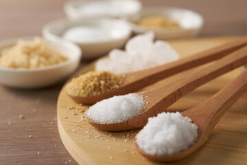 色々な種類の砂糖イメージ