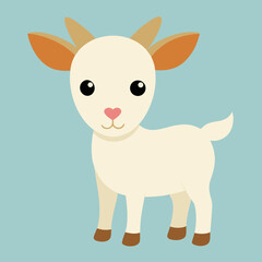 Obraz premium baby-goat-with-oversized-ears-and-nose