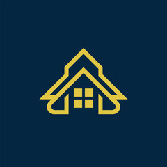 real estate vector abstract modern logo