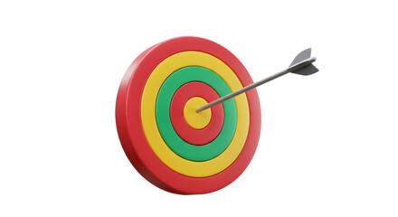 darts on white background