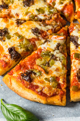 Chicago Homemade Italian Beef Pizza