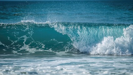 Fototapeta premium Stunning Azure Sea Swell