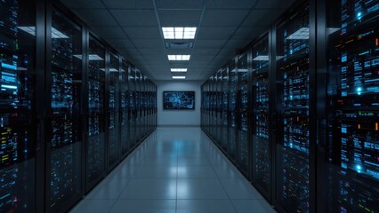 Illustration of automated data management in a server setup