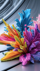 High definition, commercially valuable, expertly composed digital floral wallpaper images, featuring stunning and visually appealing designs, with vibrant colors, intricate details, and a harmonious b