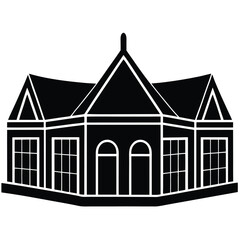 Interior designer element isolated cad drawing on white background