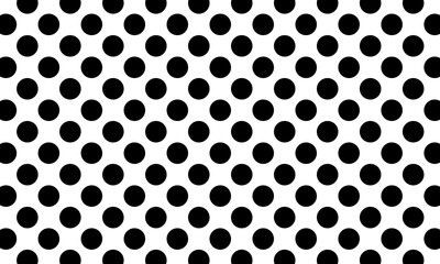 Abstract black polka dot pattern. Polka dot background. minimal vintage background.