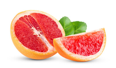 grapefruit isolated on transparent png (Image from camera)