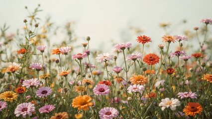 Obraz premium Backdrop Featuring Blossoms and Nature
