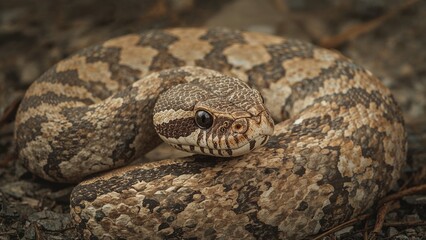 Fototapeta premium A sand-dwelling species of snake