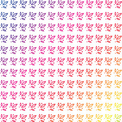 Leaves Pattern. Endless Background. Seamless
