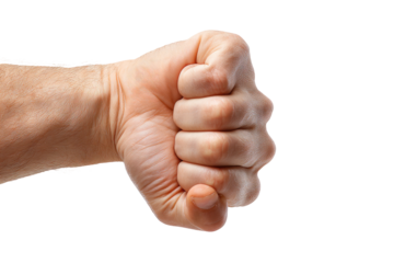 Close-up of a clenched fist