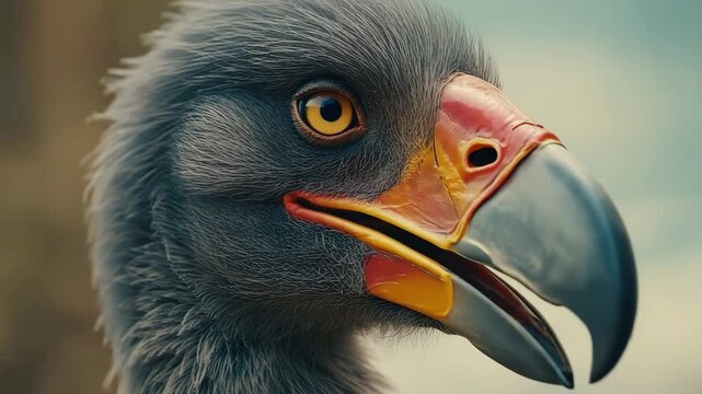 Majestic Dodo Bird Looking Around Curiously