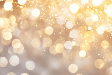 Obraz premium Glittering golden bokeh background