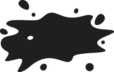 Milk Splash Blob. Grunge Vector. Advertising Bage