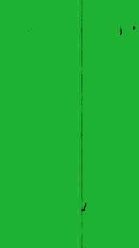 Scratched Vintage Old Film Overlay &ndash; Dust, Noise, on a vertical green screen