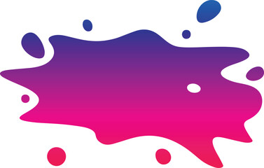 Milk Splash Blob. Grunge Vector. Advertising Bage