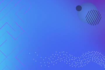 Minimalist Geometric Gradient Design with Circle and Dots Abstract Background