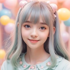 portrait of a little girl