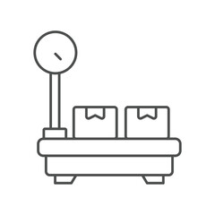 Platform Scale thinline icon , vector, pixel perfect, illustrator file 
